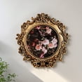 thumbnail image 4 of Elegant Baroques Resins Photo Frame with Antique Design Vintage Round Golden Picture Frame Wall or Desktop, 4 of 8
