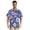 Midnight Tropical Hibiscus, variant on Men's Casual Button Down Shirts Short Sleeve Summer Hawaiian Beach Shirt, Midnight Tropical Hibiscus