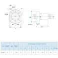 thumbnail image 4 of Uxcell BallScrew SFU1604 (Dia 12mm, 4mm, Length 200mm) with Ball Screw Nut Standard End Machining for BK/BF12 CNC Machine Parts, 4 of 6