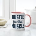 thumbnail image 4 of CafePress - Hustle For That Muscle Pattern - 11 oz Ceramic Mug - Novelty Coffee Tea Cup, 4 of 4