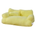 thumbnail image 3 of Cat Sofa Couch Comfortable Pet Bed Kennel Removable Cover Durable Nonskid Bottom Yellow, 3 of 9