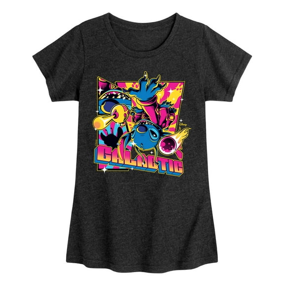 Disney - Lilo & Stitch - Flipped Comic Page - Toddler & Youth Girls Short Sleeve Graphic T-Shirt