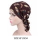 thumbnail image 5 of sweethay Moda mujer flor musulmán volante cáncer quimio sombrero Beanie bufanda turbante cabeza envoltura gorra impresa sombreros señora Type11 NO11, 5 of 6
