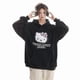 thumbnail image 3 of New Sanrio Hello Kitty Hoodie Sweater Woman Kawaii Cartoon Print Pullover Y2k Sweatshirt Winter Long Sleeve Fashion Coat Clothes, 3 of 5