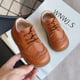 thumbnail image 2 of Zapatos de cuero para niños, zapatos de suela blanda para primavera, zapatos para bebés, zapatos con cordones para niñas pequeñas, 2 of 5