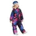 thumbnail image 1 of Bluemagic Little Kid's One Piece Overall Snowsuits Ski Suits Jackets Coats Jumpsuits,Star,110cm, 1 of 4
