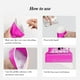 thumbnail image 2 of Bolsa de orina para coche de 700 ml, bolsas desechables portátiles para mear para atascos de tráfico (rosa), 2 of 3