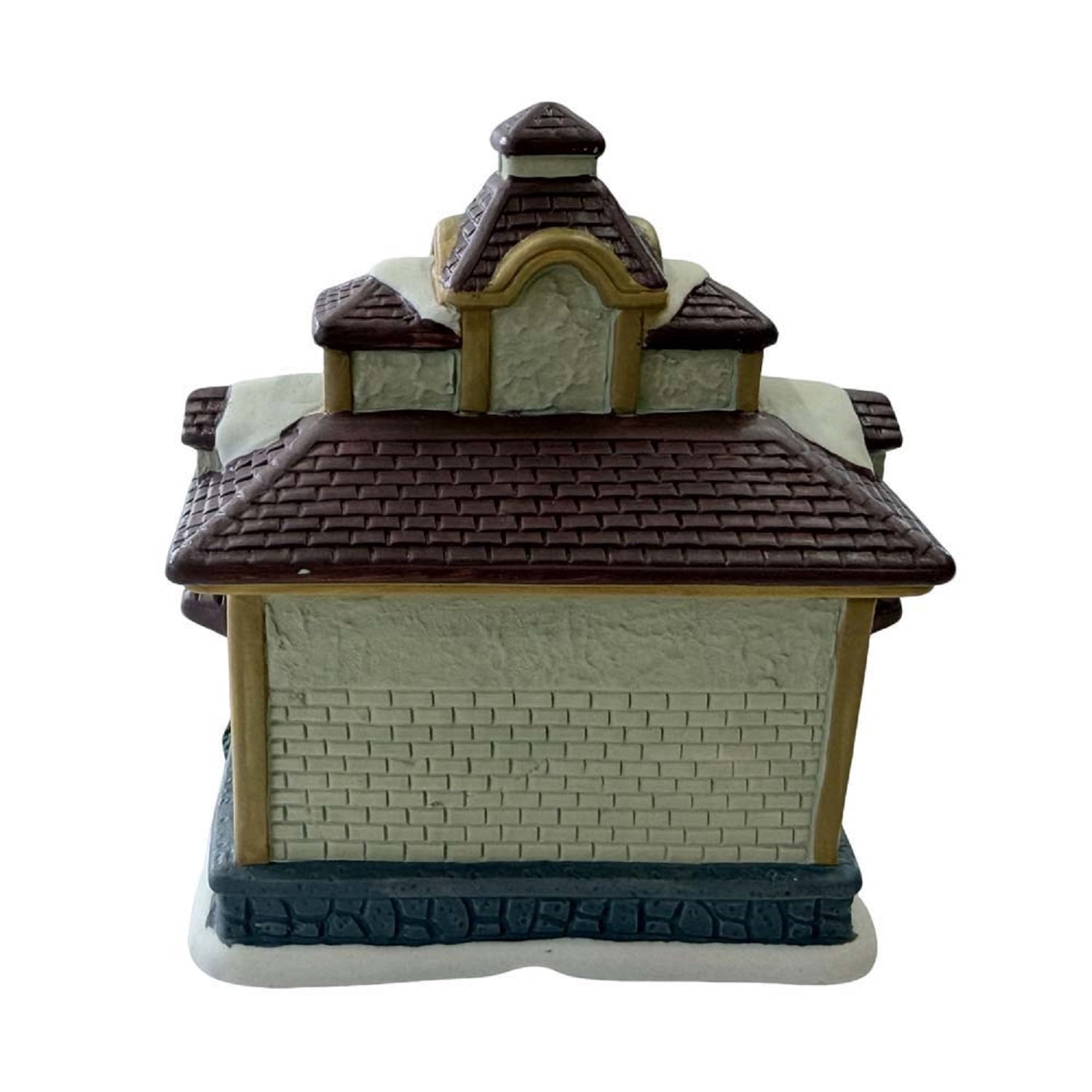 Porcelain Train Station Mini Christmas Village Building, Multicolor, 4", by Holiday Time