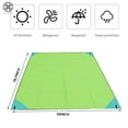 thumbnail image 3 of Luxtrada Sand Free Beach Blanket 79 X 59 in Beach Mat Waterproof Picnic Mat Quick Drying Camping Blanket with 4 Stakes with Storage Bag for Couples and Family Camping, 3 of 11