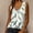 White womens tank tops, variant on Gifts Usmixi Womens Tank Tops Lightweight Loose Fit Ladies Fashion Going out Tank Tees Shirts Summer Trendy Leaves Print Crewneck Sleeveless Shirts Blouse White m