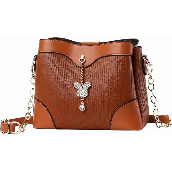 Sunyuer Elegant Minimalist Bucket Shoulder Bag – Chic Crossbody Purse for Work & Daily Use