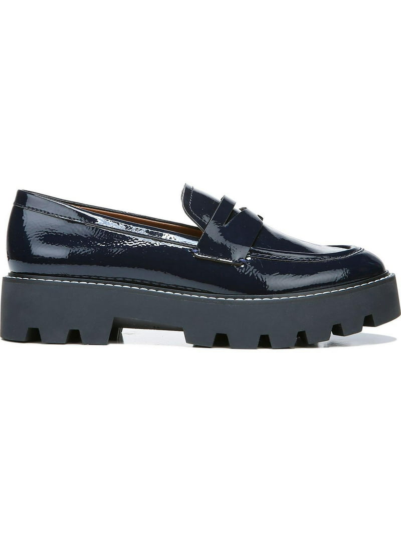 Franco Sarto Black Patent Leather Chunky Sole Loafers Size 7 Franco Sarto Patent Leather Women main image 4