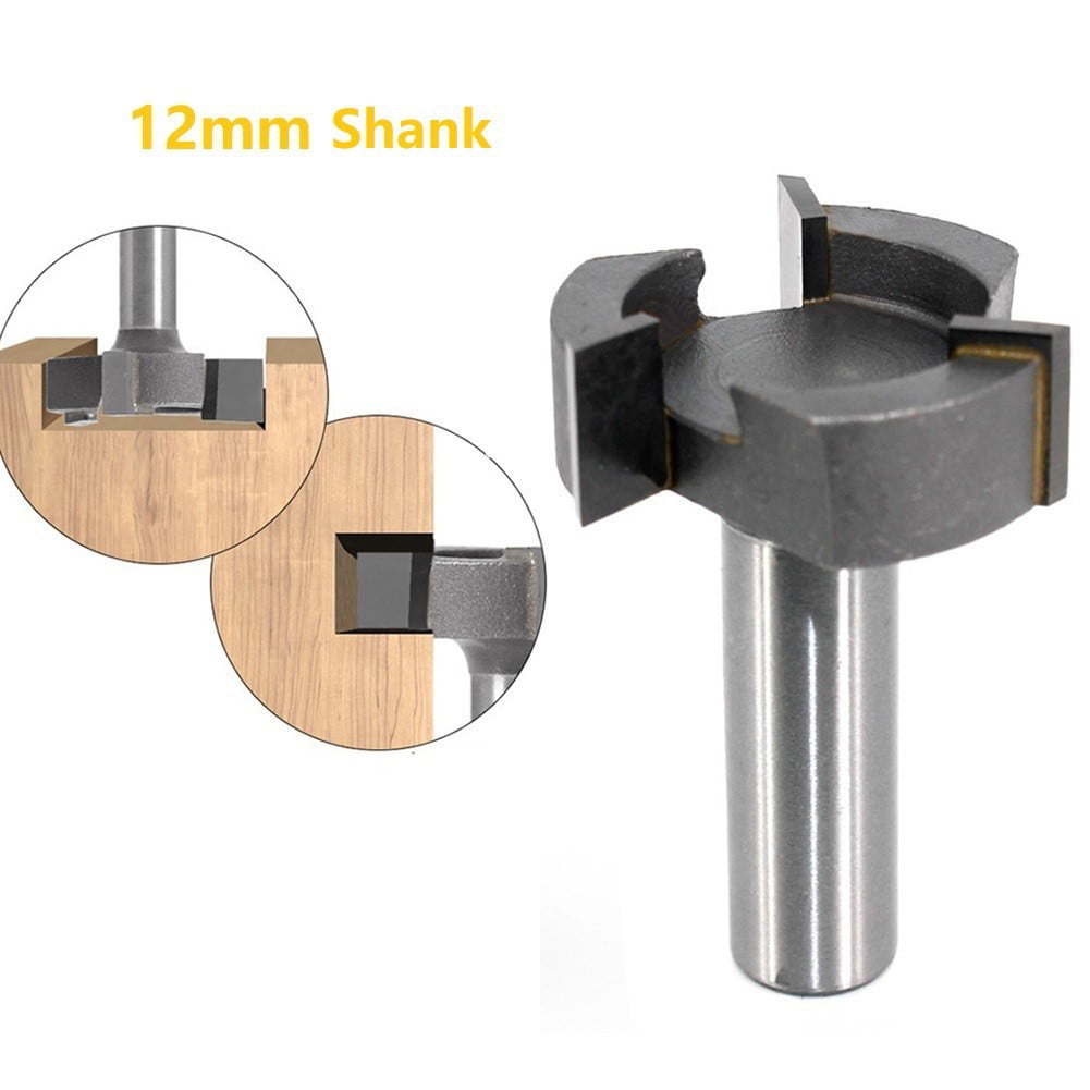 Long Lasting for Hard Wood Solid Wood Handheld Slot Milling Cutter Sturdy Straight Router Bits 