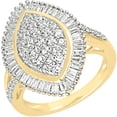 thumbnail image 3 of 1-1/4 Carat T.W. Diamond 10kt Yellow Gold Important Statement Ring, 3 of 3