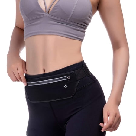 Ceinture De Running Hind – Sac Banane Ajustable, Noir, Poche Pour Téléphone Et MP3