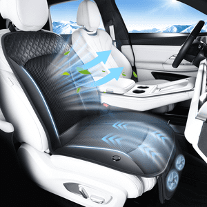 Coverado Cooling Car Seat Cover, Turbo Fan Ventilated Cushion
