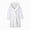 R253-White, variant on NOLDARES Boys Fleece Robe Girls Hooded Bathrobe Toddlers Soft Fuzzy Robe for Kids,Wine,3-4 Y