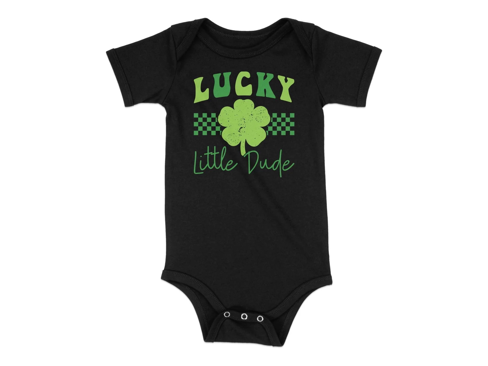 Lucky Little Dude Onesie, St Patrick's Day Baby Bodysuit, Green Clover Infant Romper, Cute Spring Outfit, Newborn Gift Idea