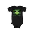 thumbnail image 4 of Lucky Little Dude Onesie, St Patrick's Day Baby Bodysuit, Green Clover Infant Romper, Cute Spring Outfit, Newborn Gift Idea, 4 of 5