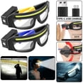 thumbnail image 3 of QENASHAING COB LED Headlamp, 1000 Lumens with USB Fast Charging, Hands-Free Light for Night Cycling and Fishing, 3 of 8