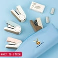 thumbnail image 4 of Yazoeia Mini Stapler,Small Stapler Desktop Stapler,Compact Travel Size Stapler,830 Staples,Compact Travel Size Stapler for Students Office,Blue CJC912-143593, 4 of 6