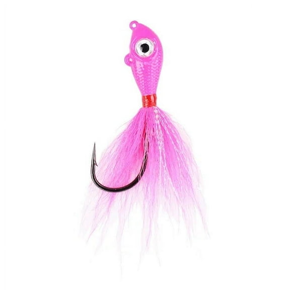 Mustad Big Eye Bucktail Jig Pink