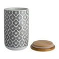 thumbnail image 3 of Bone Dry Lattice Pet Treat Jar Canister, Dishwasher Safe,4x6.5", Gray, 3 of 3