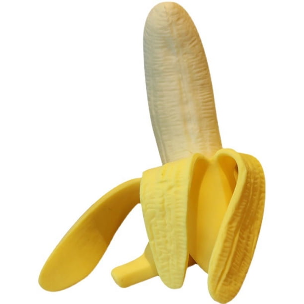 Juguetes de simulación para apretar, alivio del estrés perfumado súper suave, recuerdos de fiesta de plátano pelado manchado para niños, niñas, adultos, Día de los Inocentes