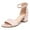Brown, variant on Women's Low-Chunk Low Heel Dress Shoe Ladies Ankle Strap Pump Sandal-Noelle Low-Chunk Low Heel-Nude Patent-10
