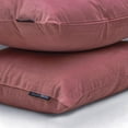 thumbnail image 5 of Blush Pink Decorative Throw Pillow Covers 20"x20" | Pack of 2 Modern Plain Velvet Cushion Cover | Solid Color Pillowcases for Couch, Sofa Bedroom & Living Room, Modern Home Décor - Blush Pink Velvet, 5 of 9