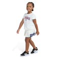 thumbnail image 2 of adidas Girls 2-Piece Tee & Pleated Skort Set Off White 4T, 2 of 2