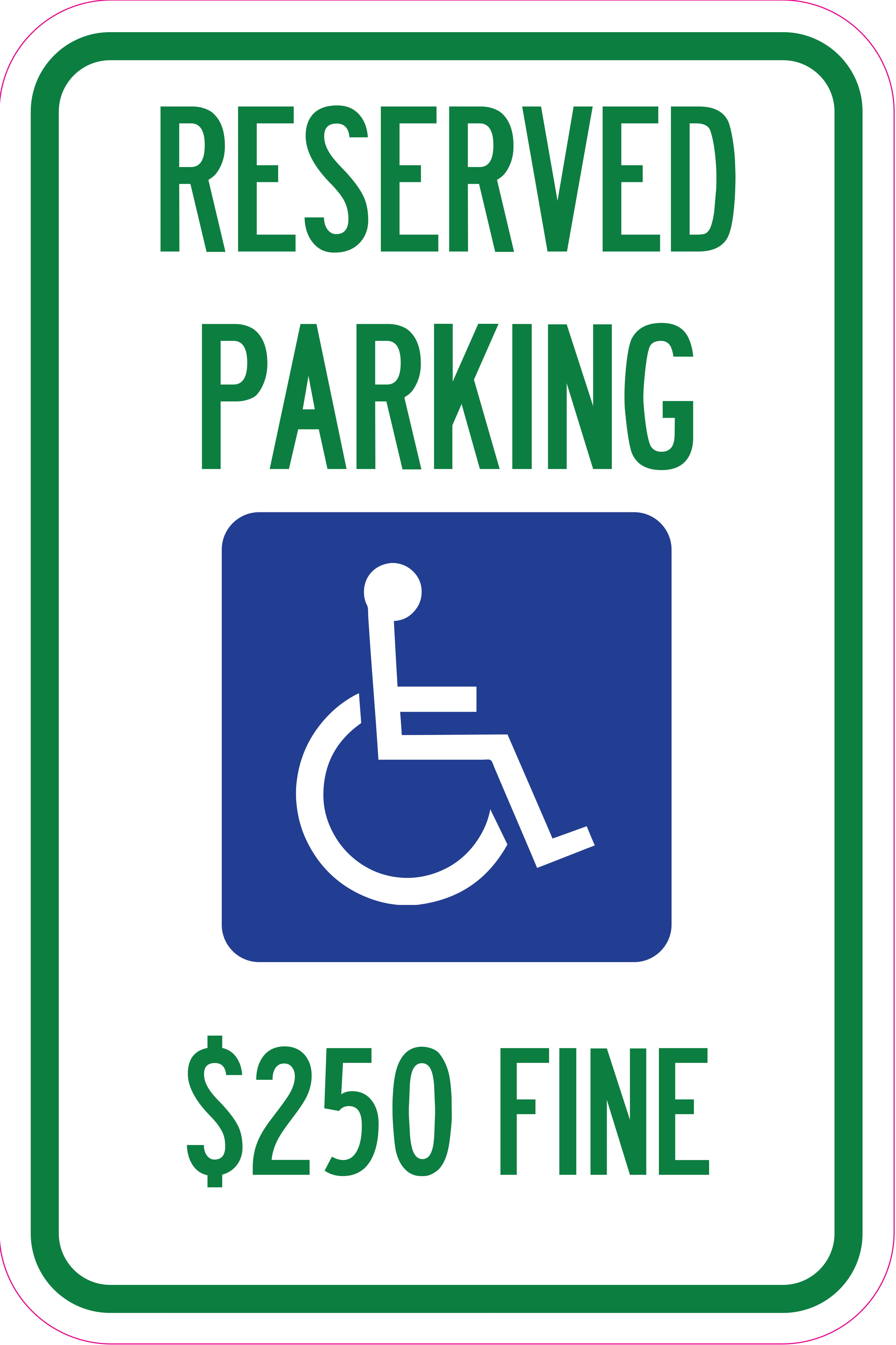 Made in The USA Protect Your Business & Municipality Parking 12 X 18 Heavy-Gauge Aluminum Rust Proof Parking Sign 