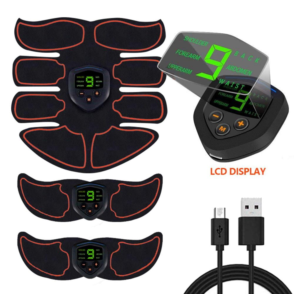 Ultimate Abs Stimulator EMS Muscle Toner with LCD display Abdominal