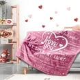 thumbnail image 2 of Valentine's Day Blanket Valentines Gifts for Men I Love You Soft Throw Blanket Anniversary Present for Boyfriend Husband from Girlfriend Wife Valentines Day Blanket for Him, 2 of 5