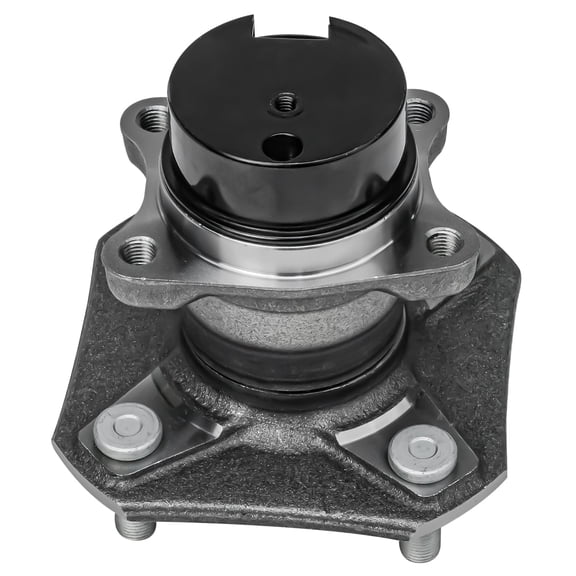 Detroit Axle - Rear Wheel Bearing Hub Assembly 4 Lugs for Nissan Versa 2007-2012, Tiida 2007-2018, 4-Wheel ABS