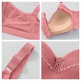 thumbnail image 6 of Women Lace Wireless Bra Comfy Adjustable Strap Bras Everyday Casual Tops, 6 of 7