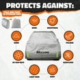 thumbnail image 3 of Mockins 190" x 75" x 72" 150D Oxford Silver Polyester SUV Car Cover with Zipper - Breathable & Waterproof, 3 of 9
