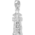 thumbnail image 5 of Sterling Silver Polished 3D Lighthouse Pendant(Length 28.02) - Jbsp, 5 of 5
