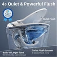 thumbnail image 4 of Los Flexi Y1 Smart Toilet with Bidet, 1000g MaP Quiet Flush, Foam Shield, 17″ ADA Height, 4 of 14