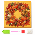 thumbnail image 2 of DIY Autumn Harvest Pumpkin Pearl Diamond Art Kit, 3D Diamond Painting Pearl Beads Art Craft for Adults Beginner, Fall Pumpkin Wall Decor DIY Craft Kit, Seasonal Home Decoration Gift, 2 of 6