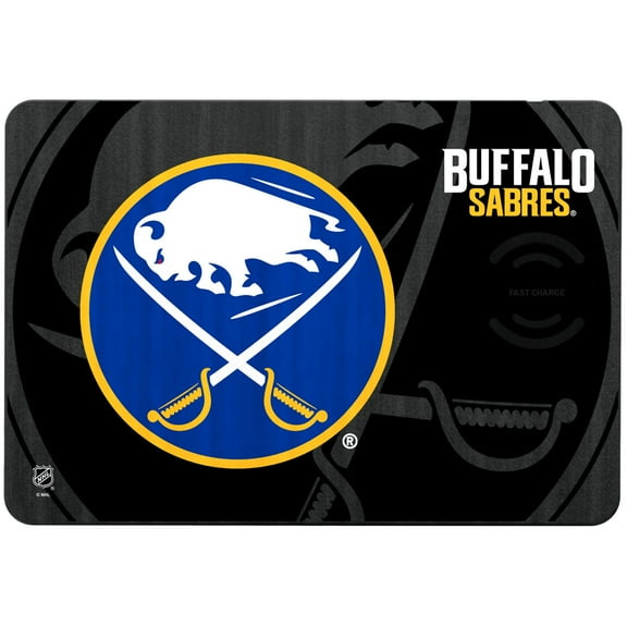 Keyscaper Buffalo Sabres 15W Fast Wireless Charger and Mouse Pad