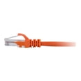 thumbnail image 3 of C2G 35ft Cat6a Snagless Unshielded UTP Network Patch Ethernet Cable-Orange - Patch cable - RJ-45 (M) to RJ-45 (M) - 35 ft - UTP - CAT 6a - molded, snagless, stranded - orange, 3 of 4