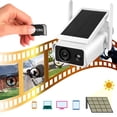 thumbnail image 4 of M Buder Cámara de Seguridad Solar Inalámbrica 1080P HD para Exterior - Monitor de Vigilancia IP66 Impermeable con Visión Nocturna y Audio Bidireccional (12.5 x 6.3 x 21.5 cm / 4.9 x 2.5 x 8.5 in), 4 of 9
