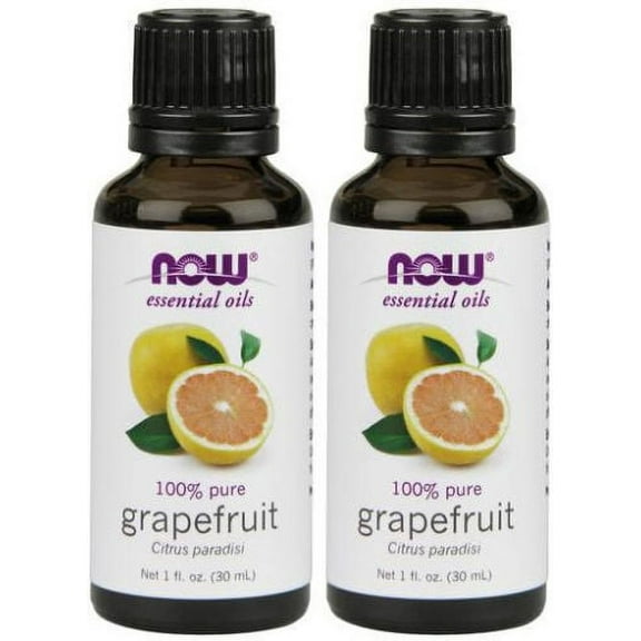 Now Foods Essential Oil - 1 fl oz Grapefruit Oil (Pack of 2)