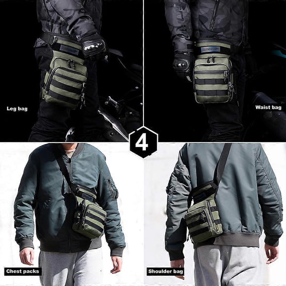 Multifunctional Motorcycle Bag Breathable Motorcycle Riding Leg Bag Waist Bag Large Capacity Riding Leg Bag Bicycle Bag Outdoor Riding Bag
