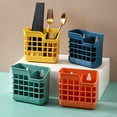 thumbnail image 3 of Travelwant 2 Divided Cutlery Storage Holder Chopsticks and Straws Holder Basket for Dishwashers - Hold Chopsticks, Straws, and other Utensils Without Falling Through, 3 of 6