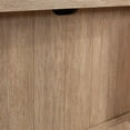 thumbnail image 5 of Sauder Rollingwood Engineered Wood Pedestal Desk in Brushed Oak, 5 of 18