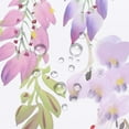 thumbnail image 5 of Floral Shower Curtain,Purple Wisteria Floral Polyester Fabric Waterproof Layer Thickening Shower Curtain 72X72Inches, 5 of 6