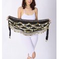 thumbnail image 3 of Hip Scarf Sash Belt with Beads Gold Coins for Belly Dance Class Party Halloween, 3 of 4