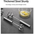 thumbnail image 4 of Clearance! Christmas Decorations Stainless Steel Semi-Automatic Rotary Egg Beater 12 Inches, 4 of 9